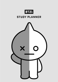 BT21 스터디 플래너 : VAN(반) 회색
